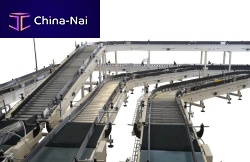 Transport conveyor system industrialpalletfor cartons