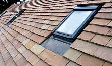Plain roof tile flatstoneembossed