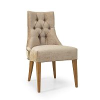 Traditional dining chair Carlindoorfabricleather