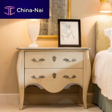 Chest of drawers with long legs CHABLIS french styleoakcherrywood