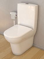 Close coupled toilet 100ceramicrimlesshome