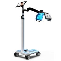 Aesthetic phototherapy lamp Eva Led®trolley-mountedinfraredblue light