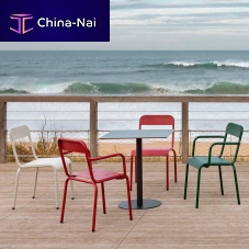 Contemporary chair RIMINIgardenindoorsteel