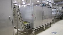 Tunnel type pasta pre-dryer continuous