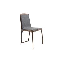 Contemporary chair OTTO indoorfabricAmerican walnut