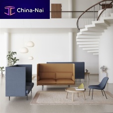 Contemporary sofa OUTLINEfabricleatherfoam