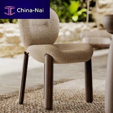 Contemporary dining chair Valentineindoorfabricwalnut base