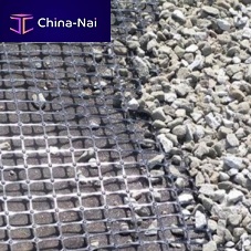 Ground stabilization geogrid reinforcementroadmetal