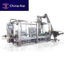 Rotary rinser-filler-capper BSO/24-RR-NW/24-PF/12for cosmetic productsfor viscous liquidsbottle