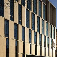 Stone ventilated facade