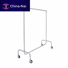 Contemporary clothes rack STENDER EASYchrome steelon castersfor hotel