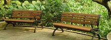 Traditional garden bench ULTRASHIELD®composite