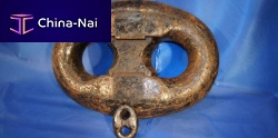 Kenter shackle for ships anchor chainforged