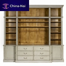 Free-standing bookcase MARTELtraditionaloakmahogany