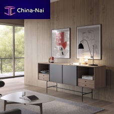 Contemporary sideboard AURAlacquered woodoakwalnut