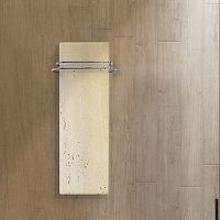 Electric heated towel rail Le Fante Travertino1001 w...1500 wcontemporarynatural stone