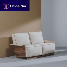 Contemporary sofa FOREST CLUBoakwalnutgray