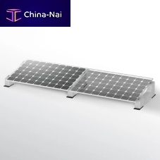 Ground-mount PV mounting system concrete