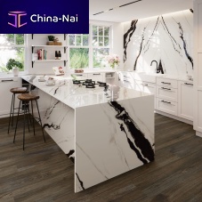 Engineered stone countertop COVERLAM TOP PANDAoutdoorwhitepolished