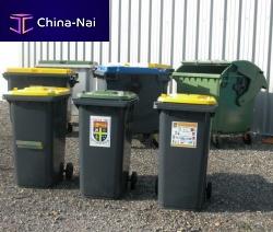 Polyethylene waste bin HDPEin-groundfor household waste