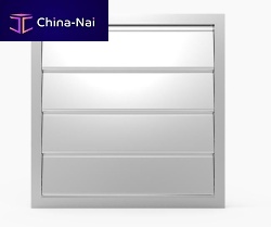 Aluminum ventilation damper 552Cfor buildingfor pressure relief