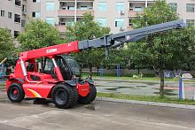 Telescopic crane HNT110-2Cmobilebuildingforestry
