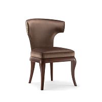 Traditional chair ROSE 066 Sindoorfabricwooden base