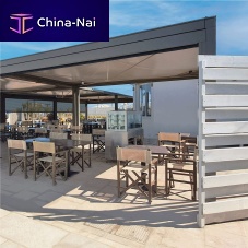Aluminum gazebo QZEBOPVCfabric roofaluminum