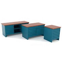 Wooden workbench 111 seriesmodularmulti-drawer