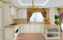 Classic kitchen Legacywoodenmarbleisland
