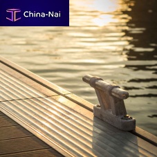 Dock mooring cleat flataluminum