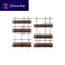 Wall-mounted bookcase NAVIGLIcontemporarymetal