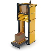 Vertical conveyor transportfor pallet